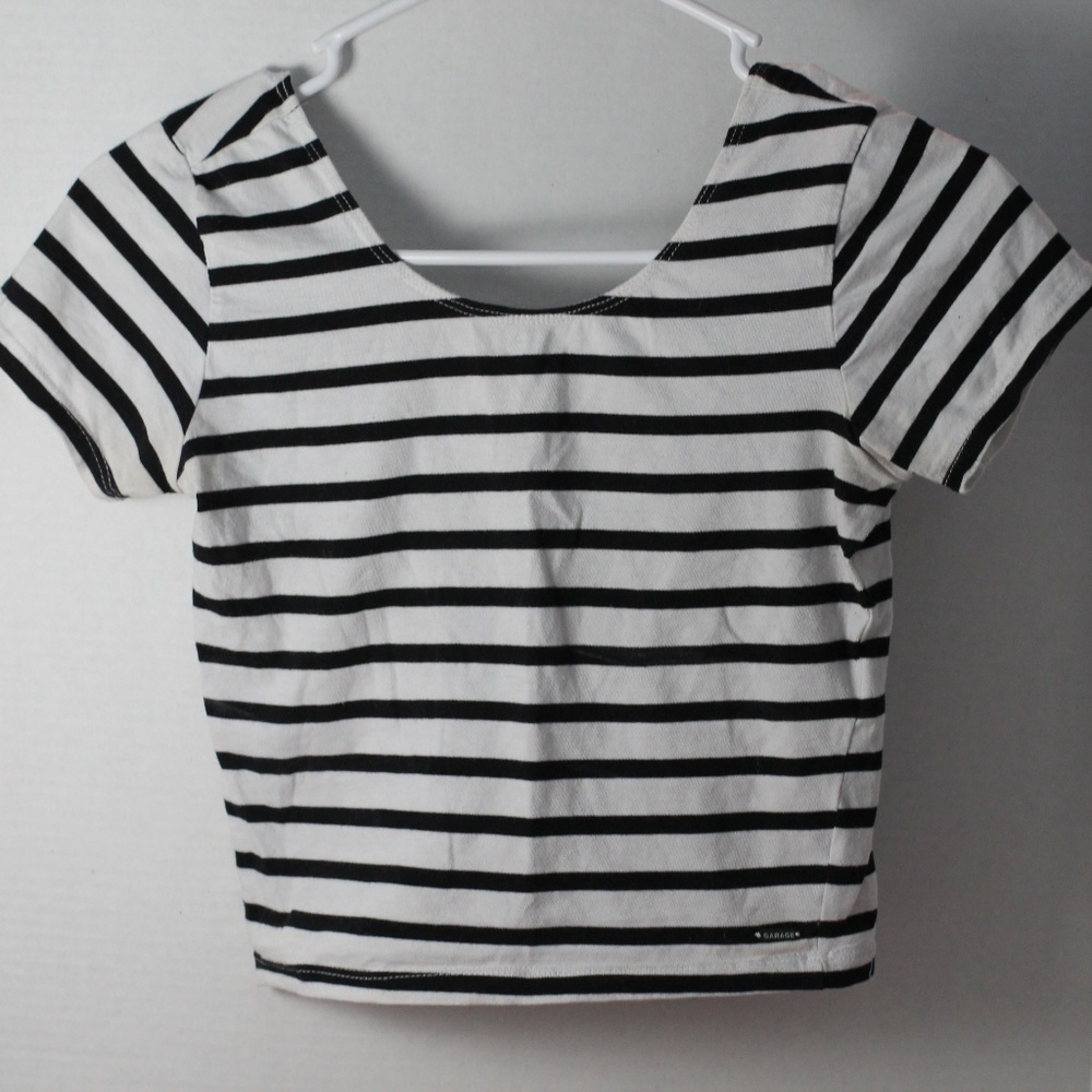 Striped Crop Top(Garage)